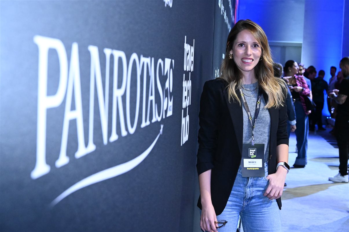 José Guilherme Alcorta, da PANROTAS, Luís Ferrinho, da Omnibees, e Alexandre Cordeiro, do Travel Tech Hub