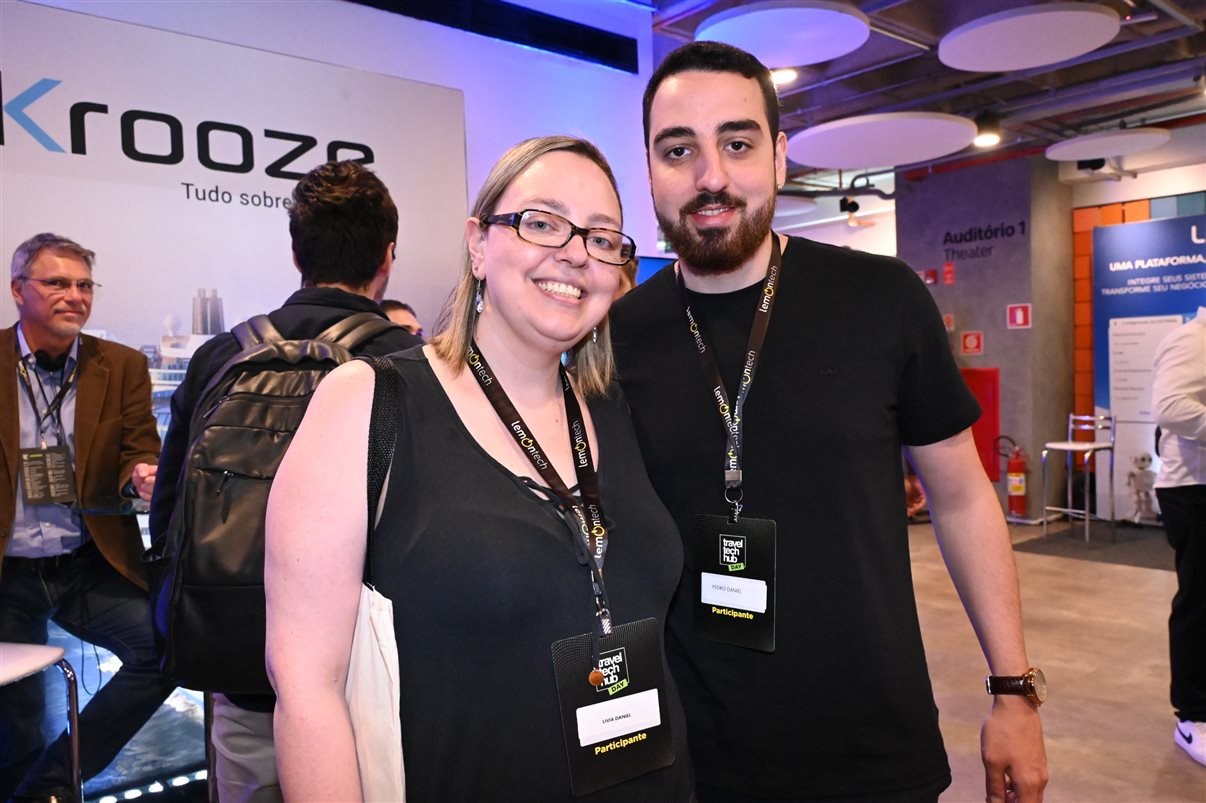 José Guilherme Alcorta, da PANROTAS, Luís Ferrinho, da Omnibees, e Alexandre Cordeiro, do Travel Tech Hub