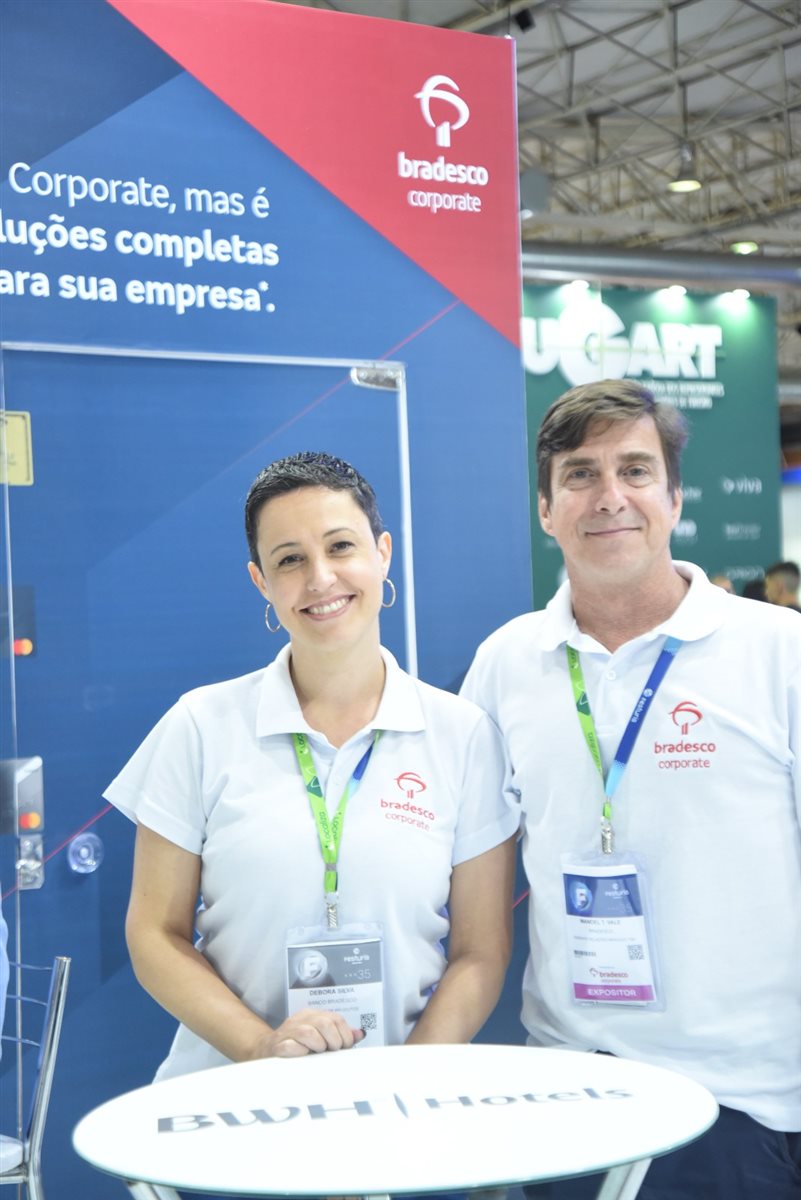 Débora Silva e Manoel Vale, da Bradesco Cartões