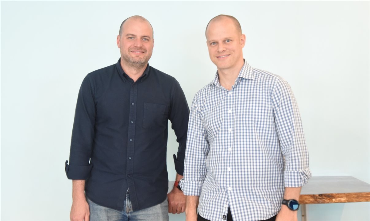 Alexandre Cordeiro com José Guilherme Alcorta, da PANROTAS