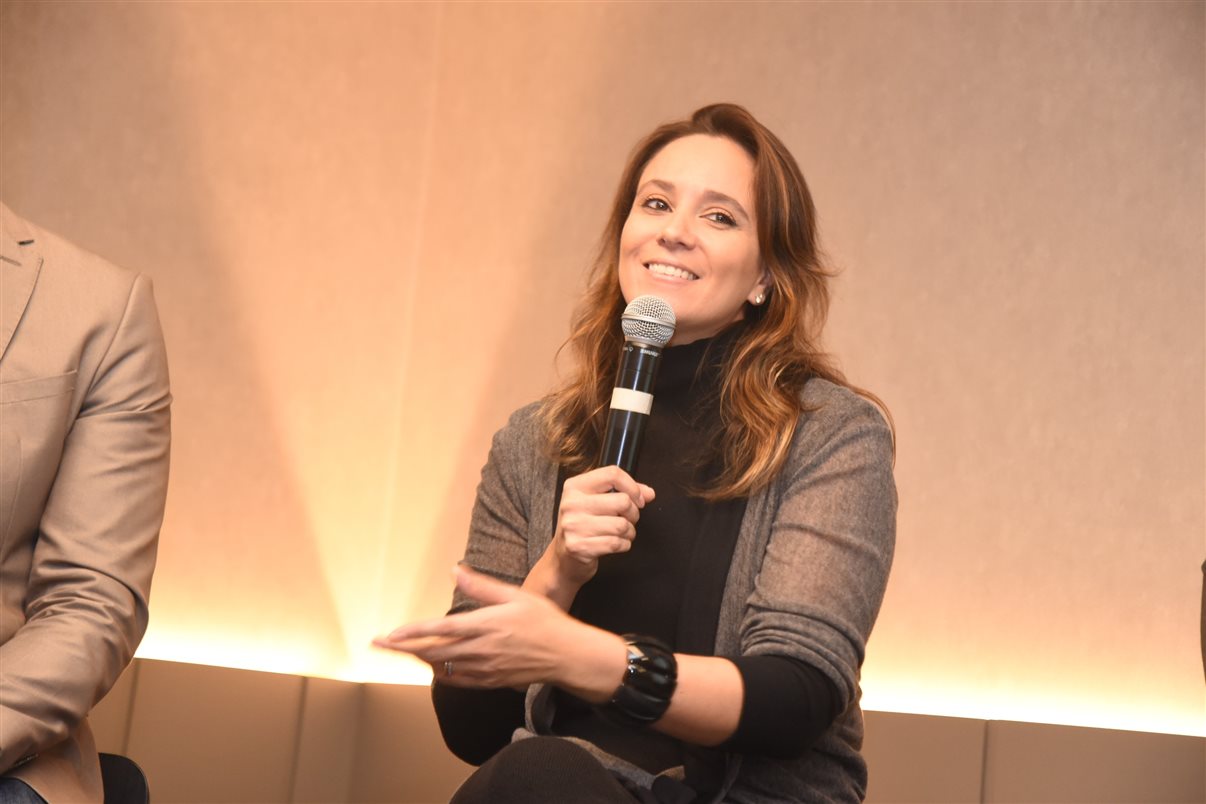 Marcelo Sacchitiello, da Rextur Advance, e Karina Fioranelli, do Sabre