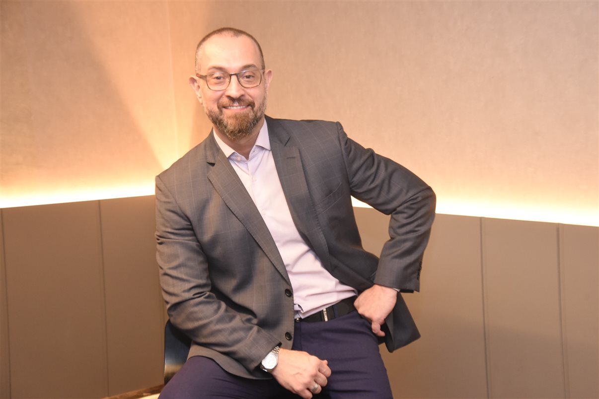 Marcelo Sacchitiello, da Rextur Advance, e Karina Fioranelli, do Sabre